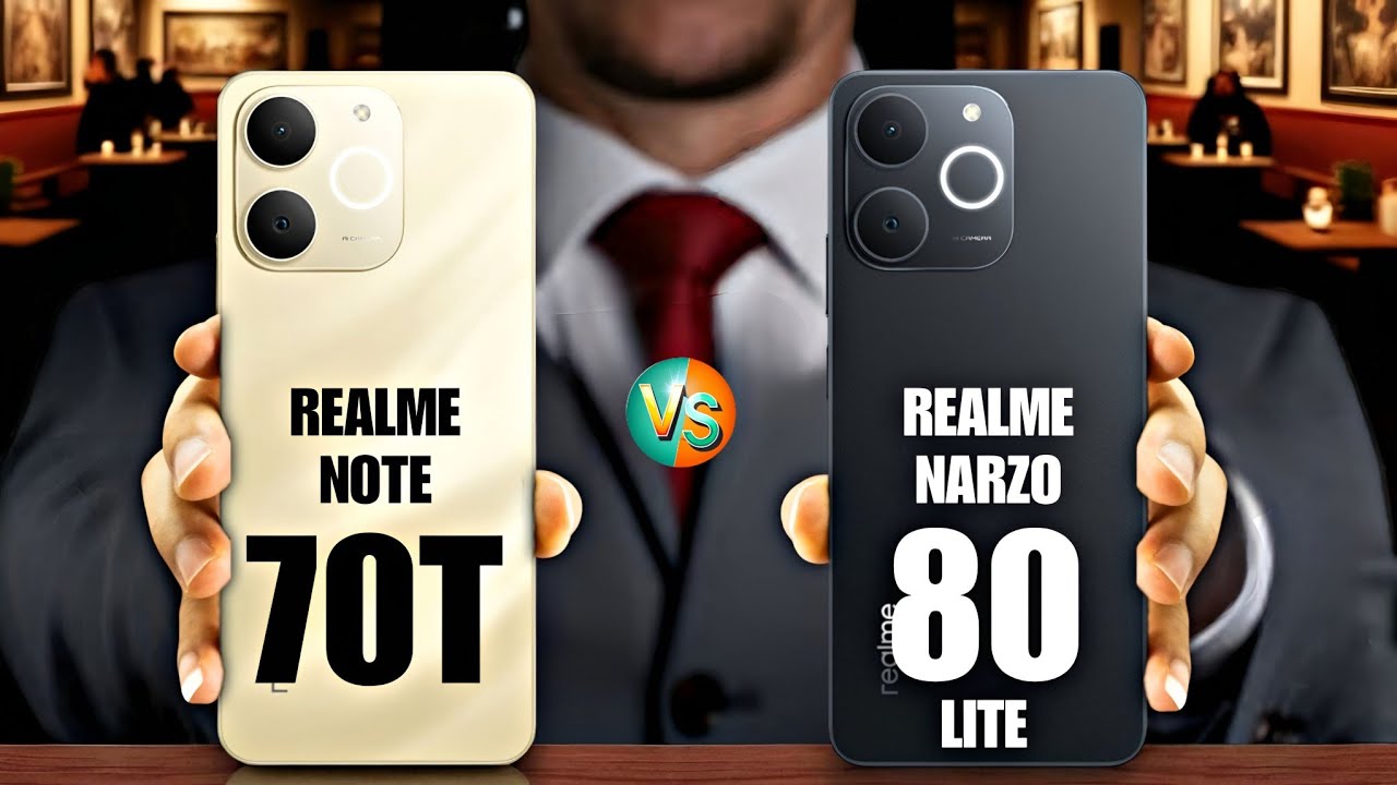 Realme 70T 4G vs Realme Note 80 Lite 4G ⚡⚡ Mobile Comparison Video | @Thepmtech
