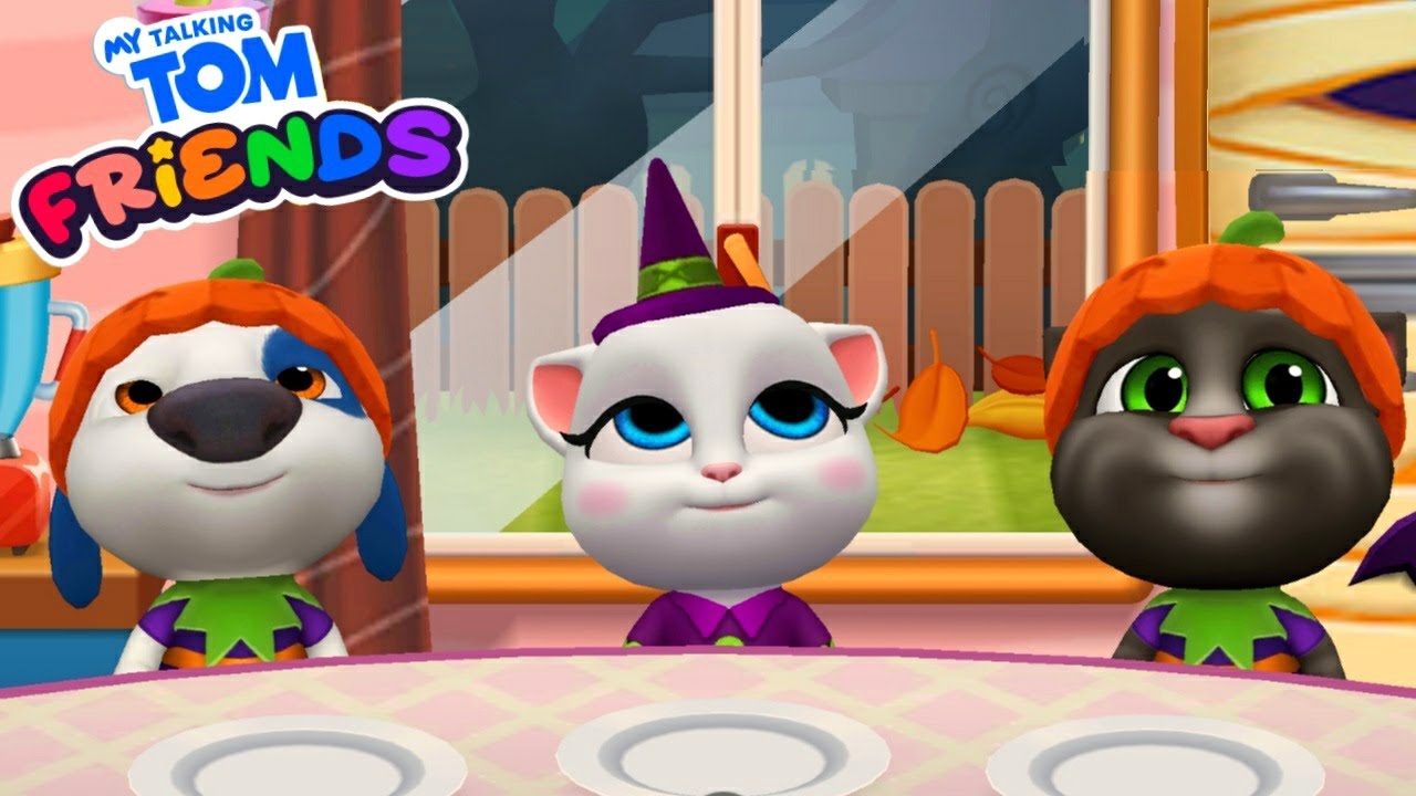 My Talking Tom Friends Spooky Halloween Update Gameplay Walkthrough Episode 169