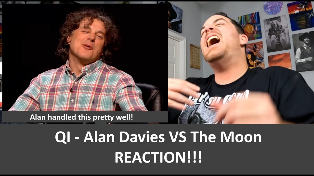 American Reacts to QI Compilation - Alan VS The Moon REACTION