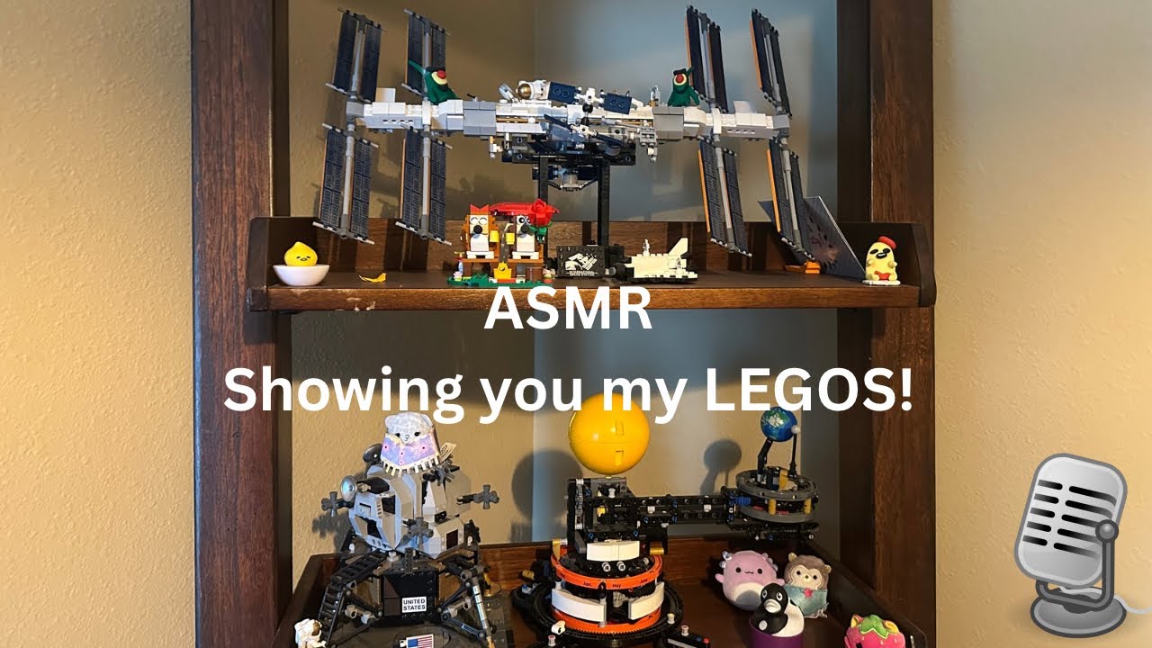 ASMR Showing you my Legos! (whispering, mouth sounds) 🧱😆