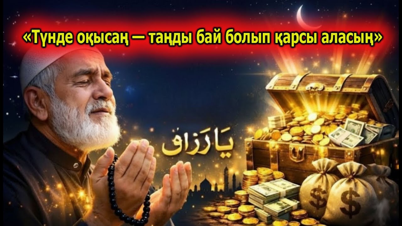 «Түнде оқысаң — таңды бай болып қарсы аласың»