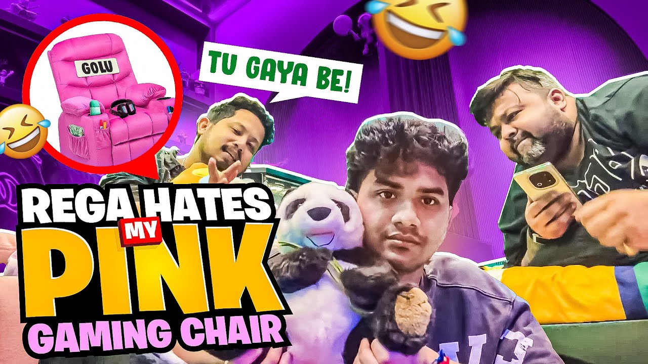 REGA BULLIED MY PINK GAMING CHAIR 😂 | 8BIT GOLDY IRL UNFILTERED 😈