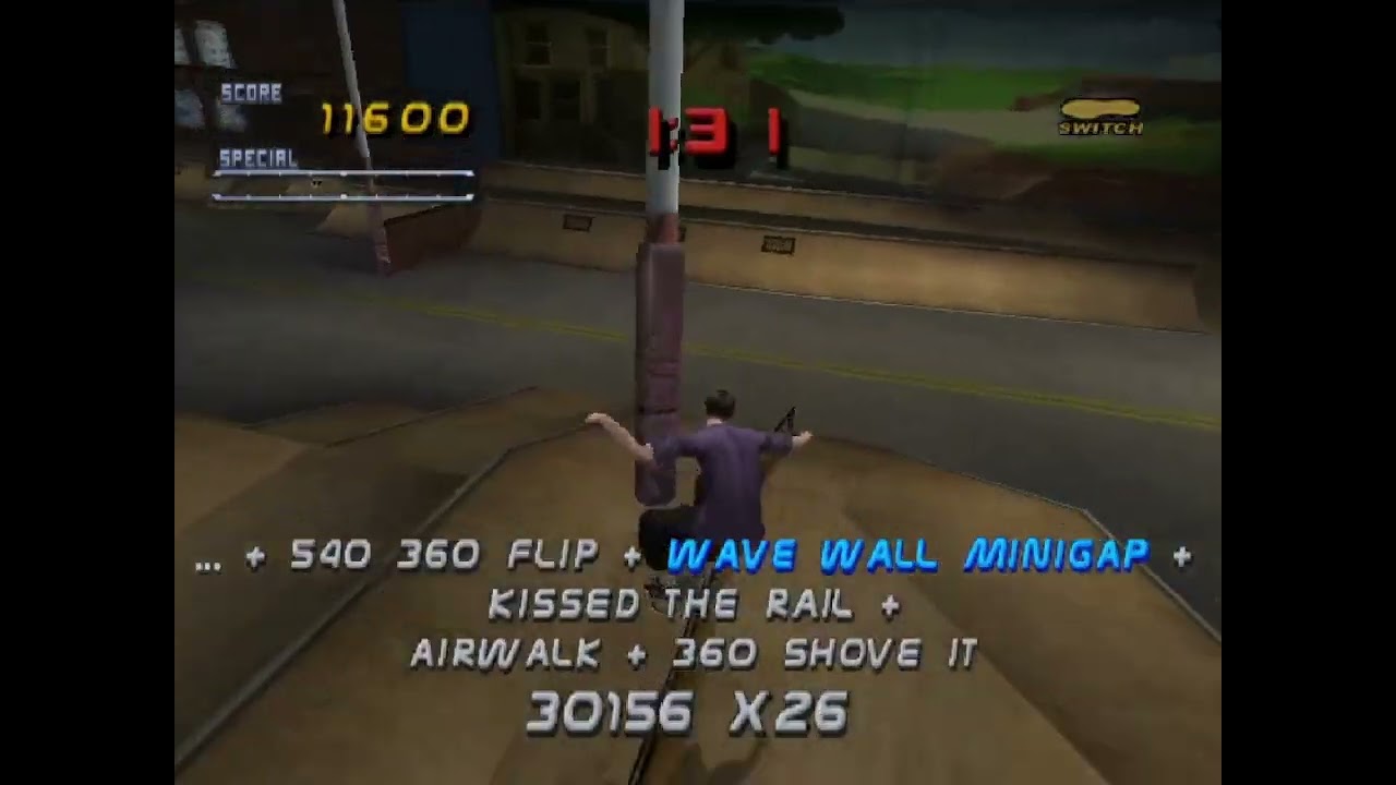 THPS2 Skatestreet 3.5 Million Point Combo