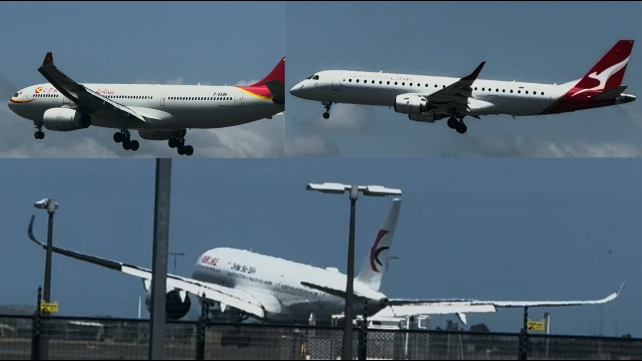 Planespotting at Sydney Airport - Runway 16R arrivals - 29 January 2026