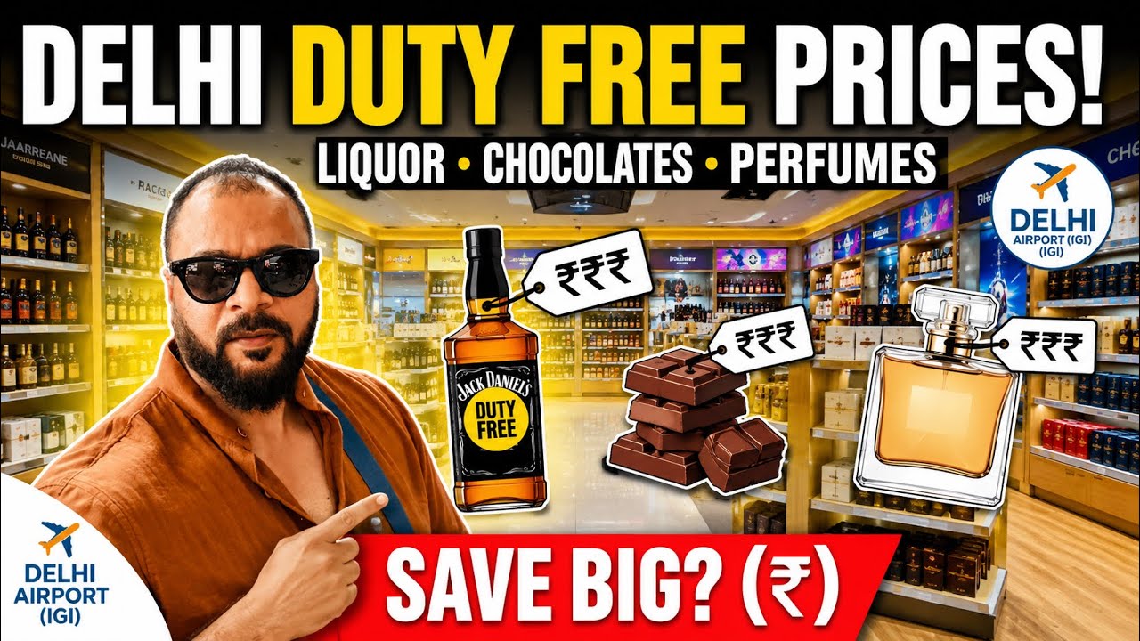 Delhi Duty Free Prices 2026: Liquor, Perfume & Chocolates Shopping Guide! | delhi duty free liquor