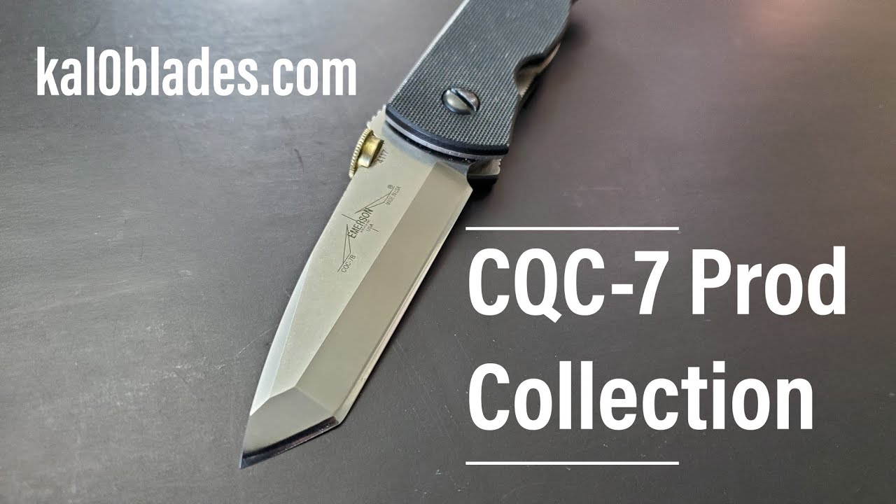 Emerson Knives Collection #115 - My CQC-7 Production Collection