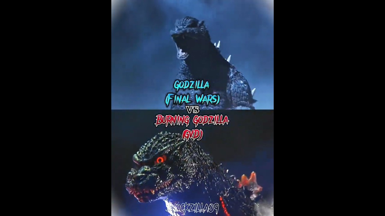 Burning Godzilla (GVD) vs Godzilla (Final Wars) |#godzillavsdestoroyah #godzillafinalwars