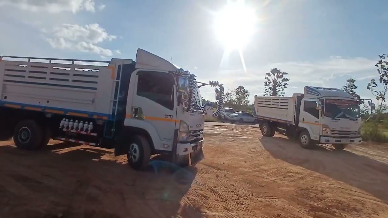 ปิดงานนี้ได้ หกล้อดั้มพัทลุง ทีมงานหลวงนันบ่อดิน dump truck 
