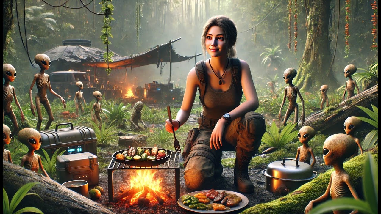 Violent Weather Ruined the Camp — A Human Built Fire, Cooked Meals, & Saved Everyone | HFY Story