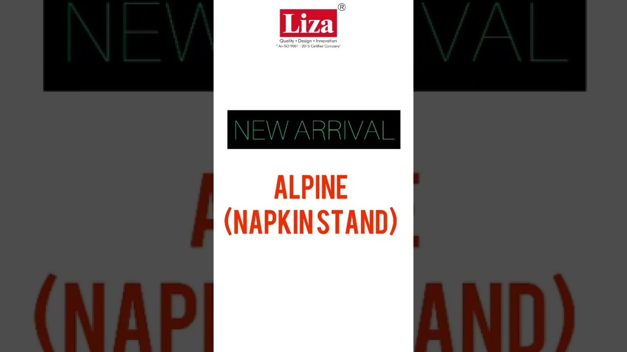 Liza Alpine Napkin Stand : Liza Tissue Box : Napkin Holder