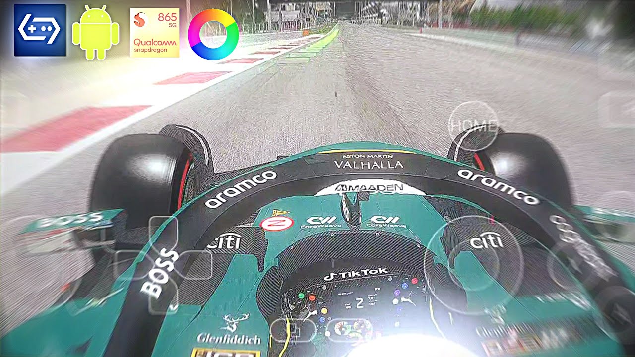 TEST F1 2014 MOD 2025 (with reshade) | GAMEHUB | SNAPDRAGON 865 