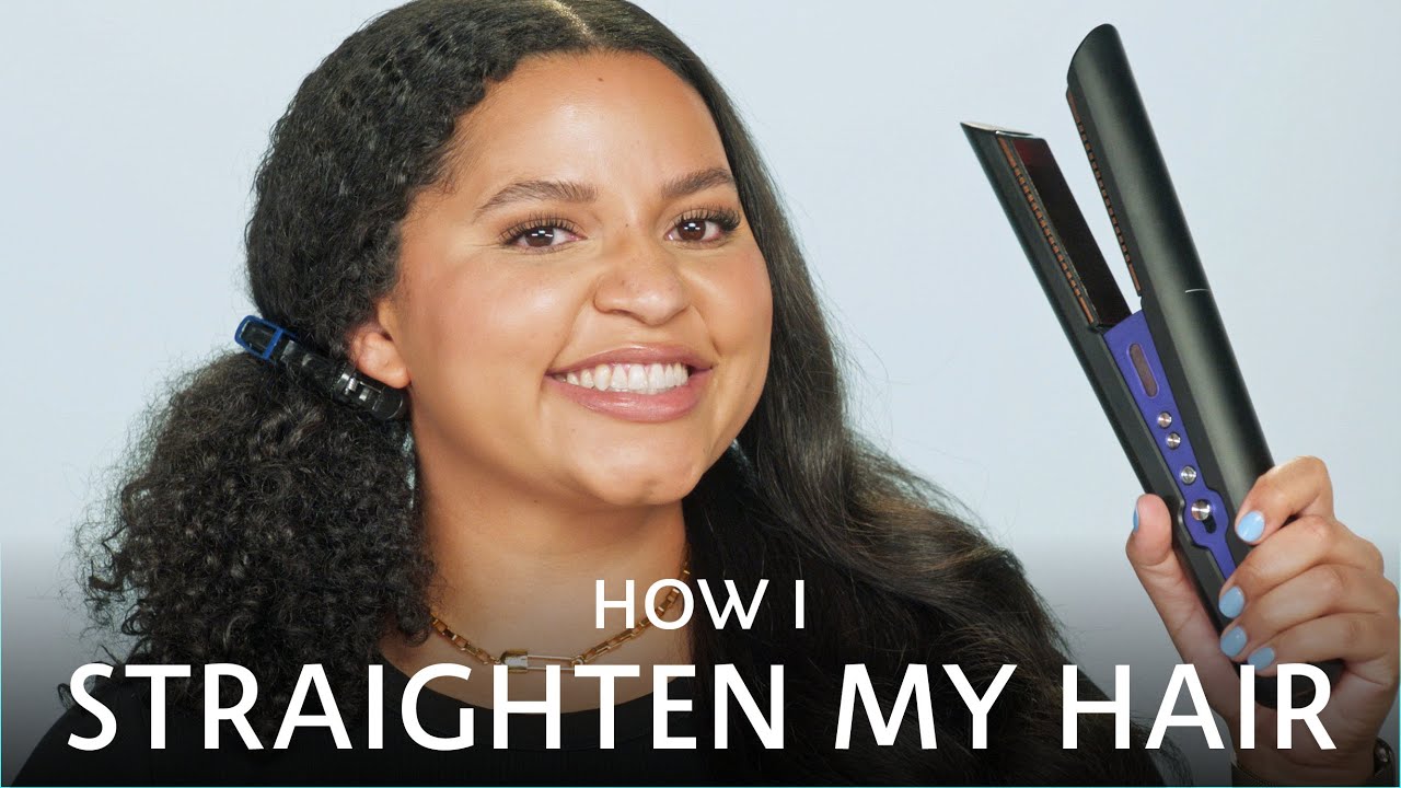 How to Straighten Natural, Curly Hair at Home | Sephora