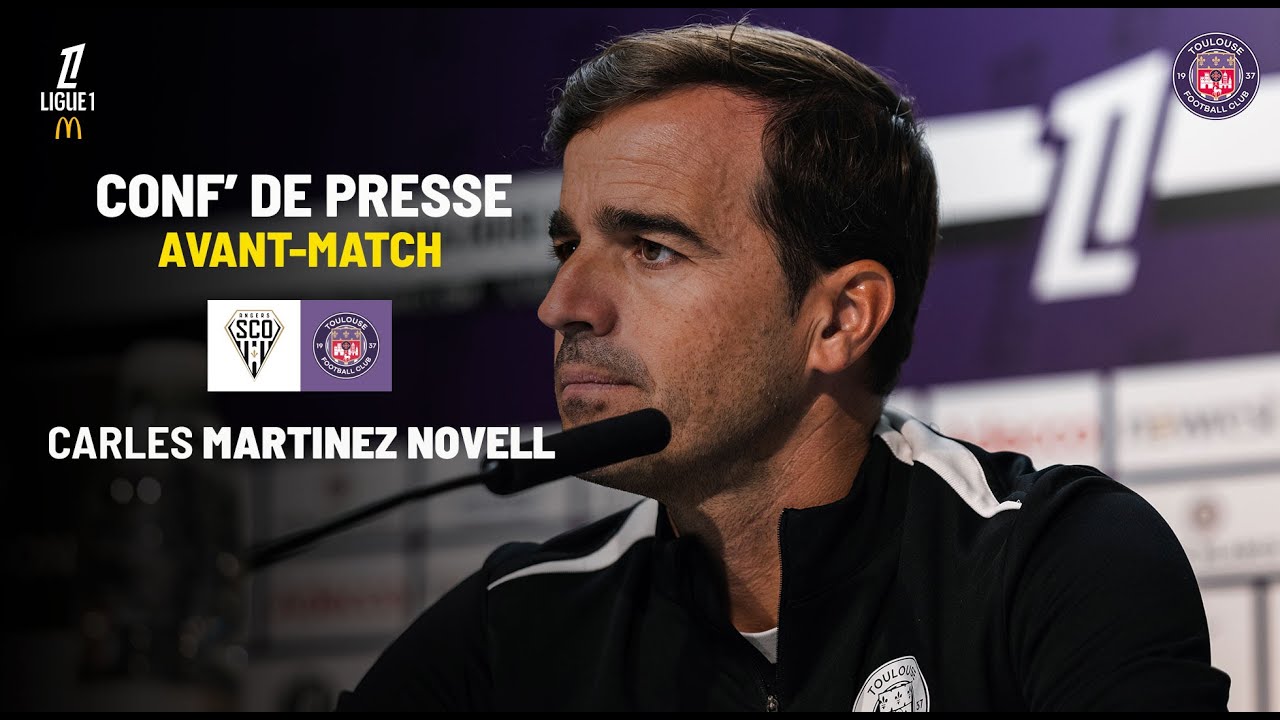 La conférence de presse de C.Martinez Novell avant Angers-TéFéCé, 21e journée de Ligue 1 McDonald's