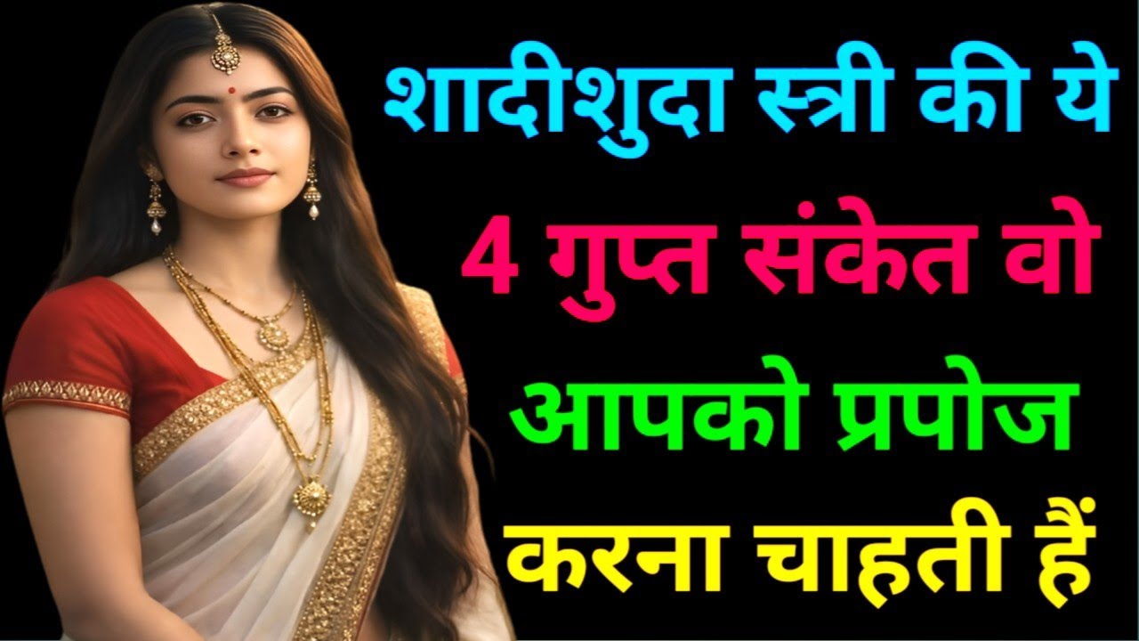 यह 4 संकेत बताते हैं कि शादीशुदा औरत आपको प्रपोज करना चाहती है | Married Woman Psychology
