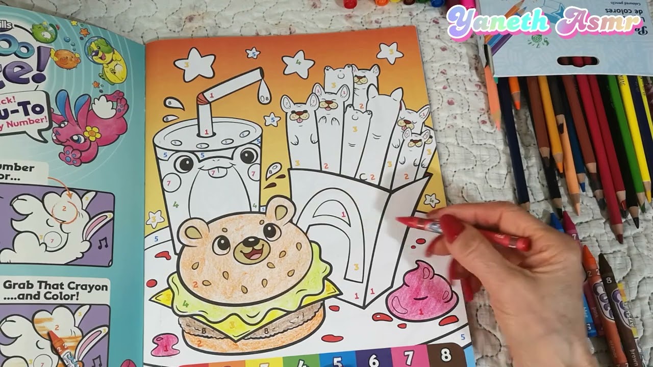 Asmr en español/Asmr, Coloreando, sonido de crayones y colores.
