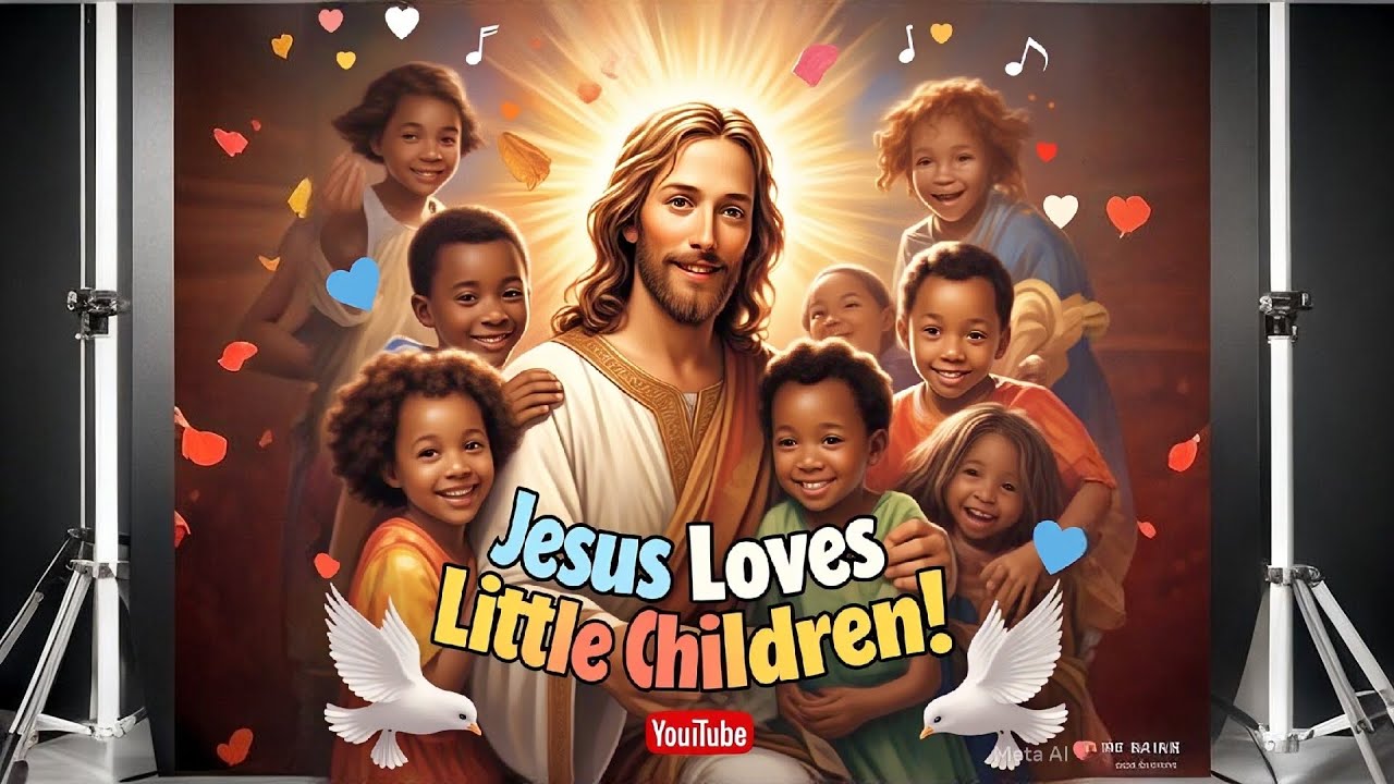 JESUS LOVE LITTLE CHILDREN #biblesongs #biblestory #bible #shorts #trending