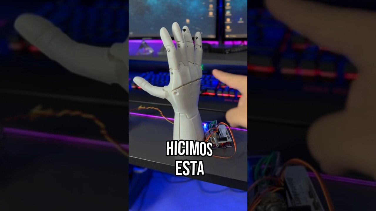 Pr&oacute;tesis Bionica en Impresi&oacute;n 3D #impresion3d #roboticaeducativa