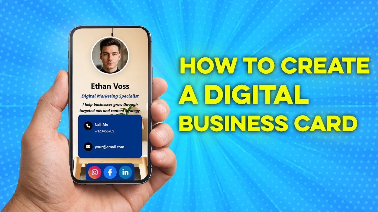 How to Create a Digital Business Card & Connect It to a QR Code (2026 Guide)