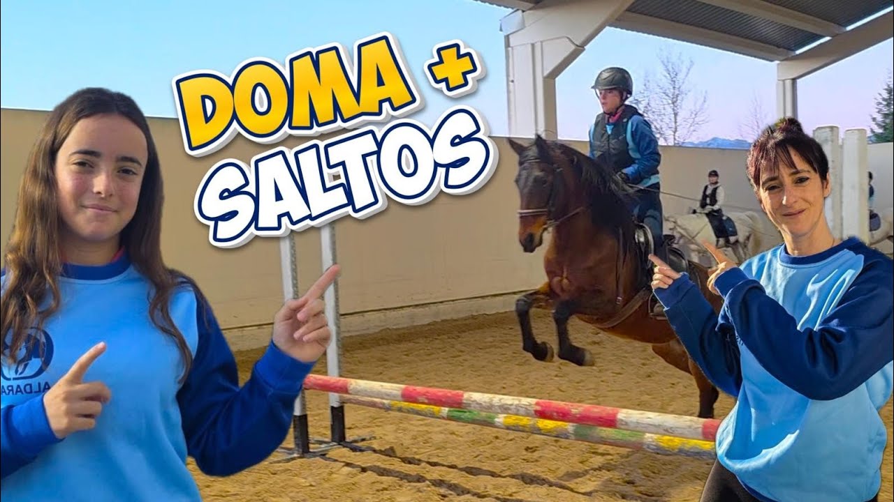 Clase intensa de Doma con Sidi 🐴 y algunos saltos #equestrian