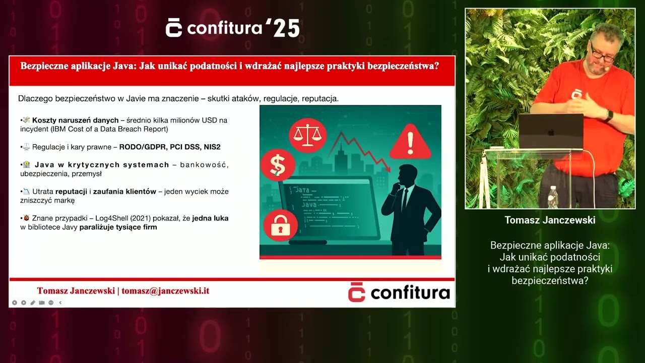 2025 - Tomasz Janczewski - Jak unikać podatności i wdrażać najlepsze praktyki bezpieczeństwa?