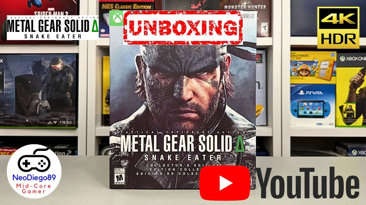 METAL GEAR SOLID DELTA: SNAKE EATER Collector's Edition + Pre Order Bonus [XSX] - Unboxing