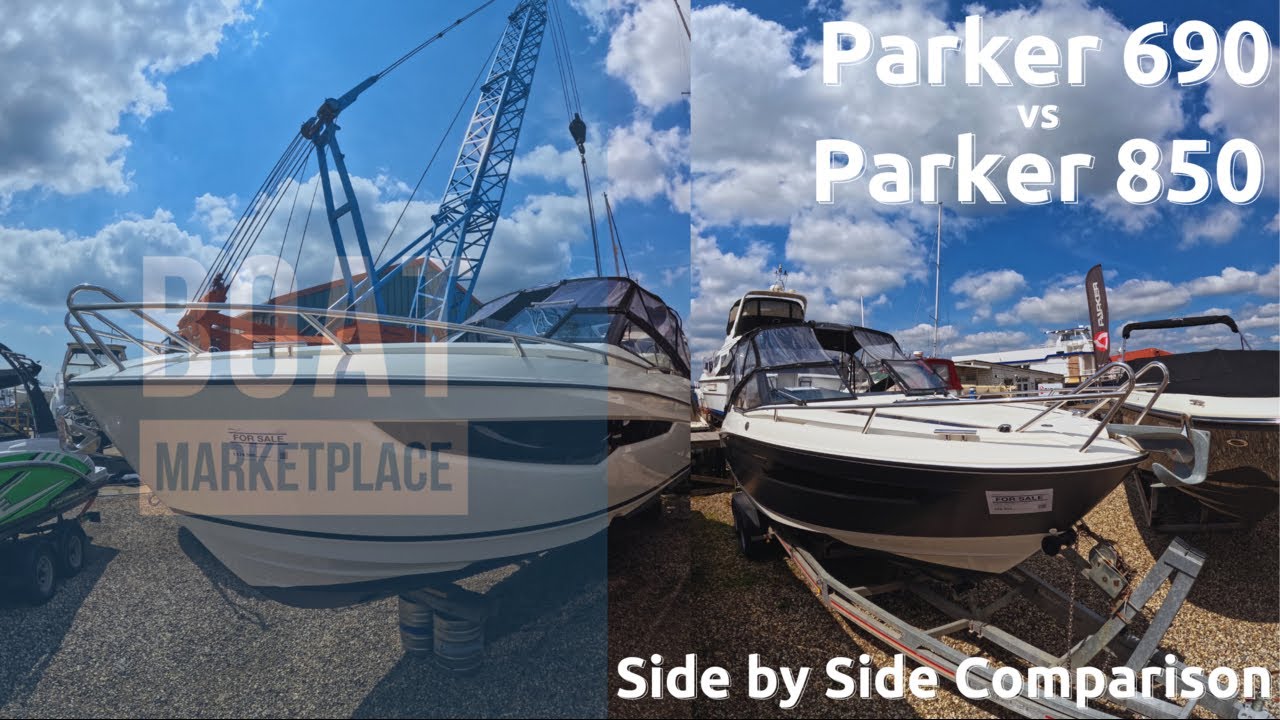 Parker 690 vs 850 Yachts For Sale, Comparison Boat Tour