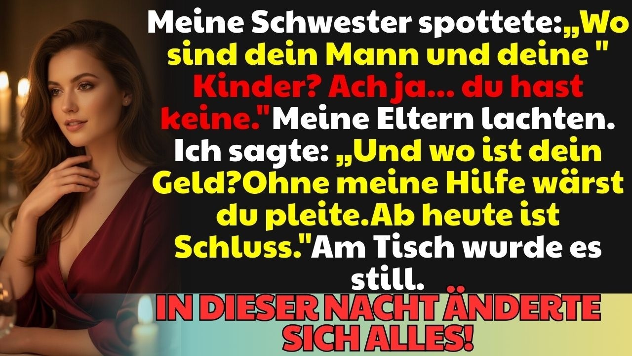 Meine Schwester spottete_ Wo sind Mann und Kinder_ Meine Eltern lachten, bis ich ausflippte
