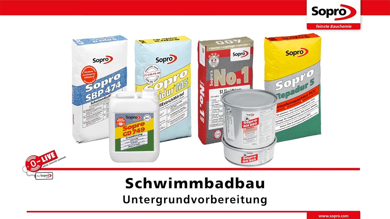 Schwimmbadbau &ndash; Untergrundvorbereitung