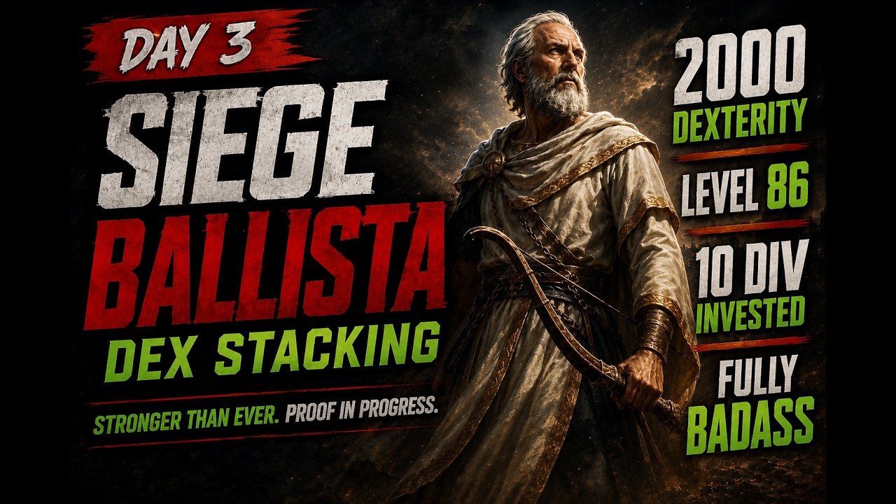 3.29 Siege Ballista - Day 3 Update