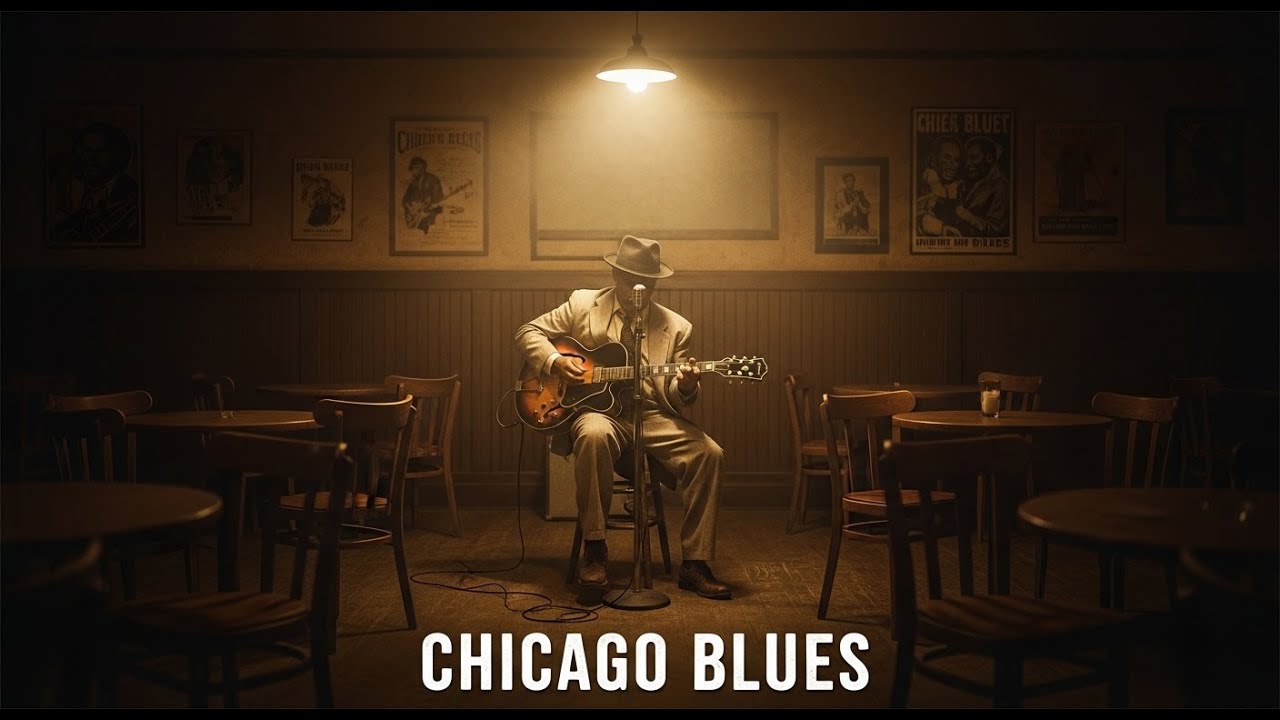 Slow Blues 10 Hours – Chicago Electric Blues Midnight Mood