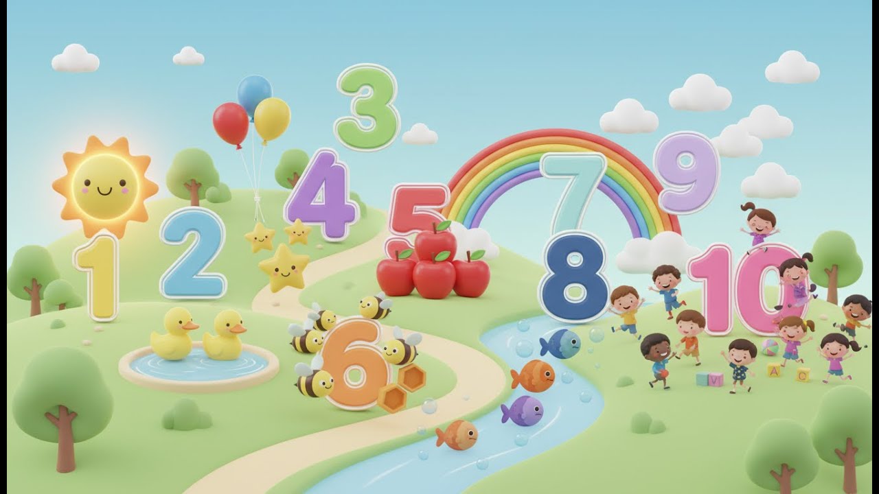 Learn Numbers 1 to 10 | Counting for Kids | Fun Numbers Song | Learn Counting | Preschool & Nursery