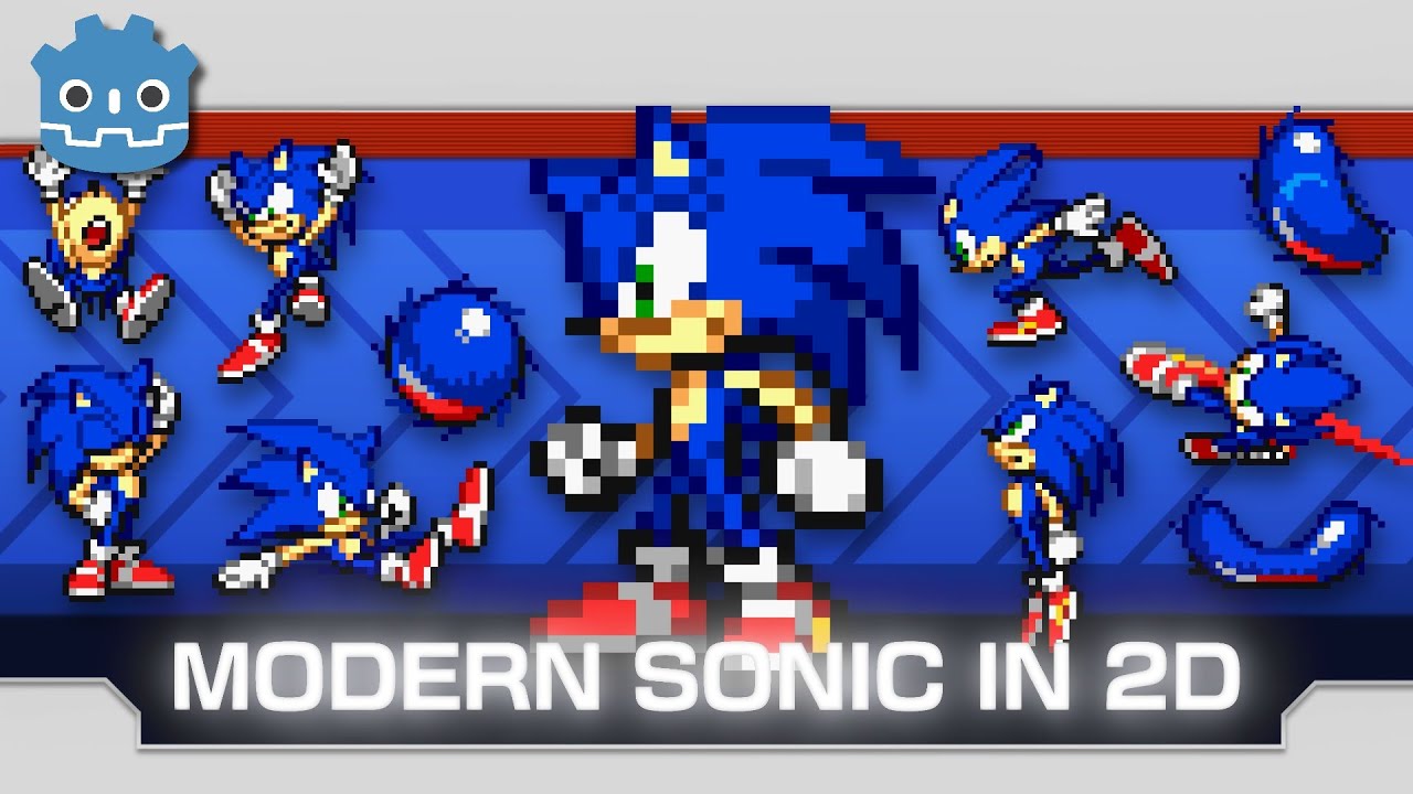 Godot 4: Recreating Sonic the Hedgehog's moveset within 8 minutes! (Part 1)