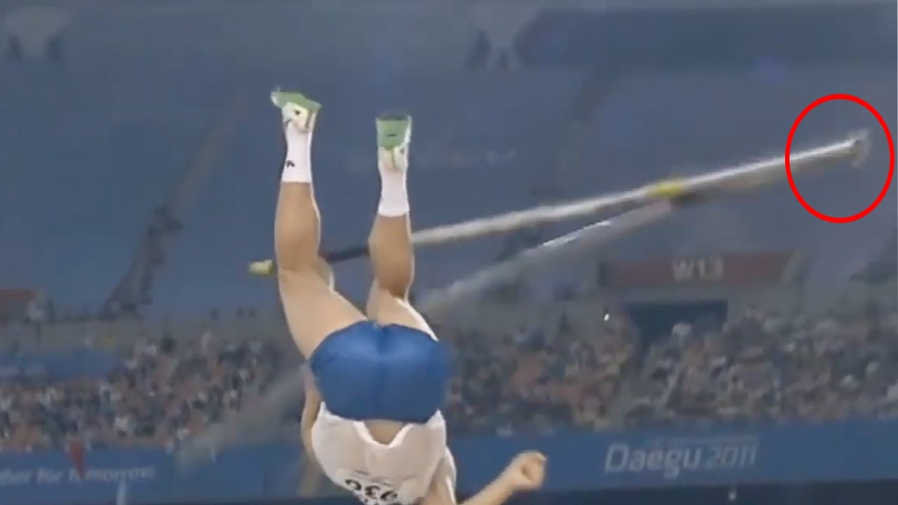 TRY NOT TO LAUGH-Pole Vault Fails & Funny Moments