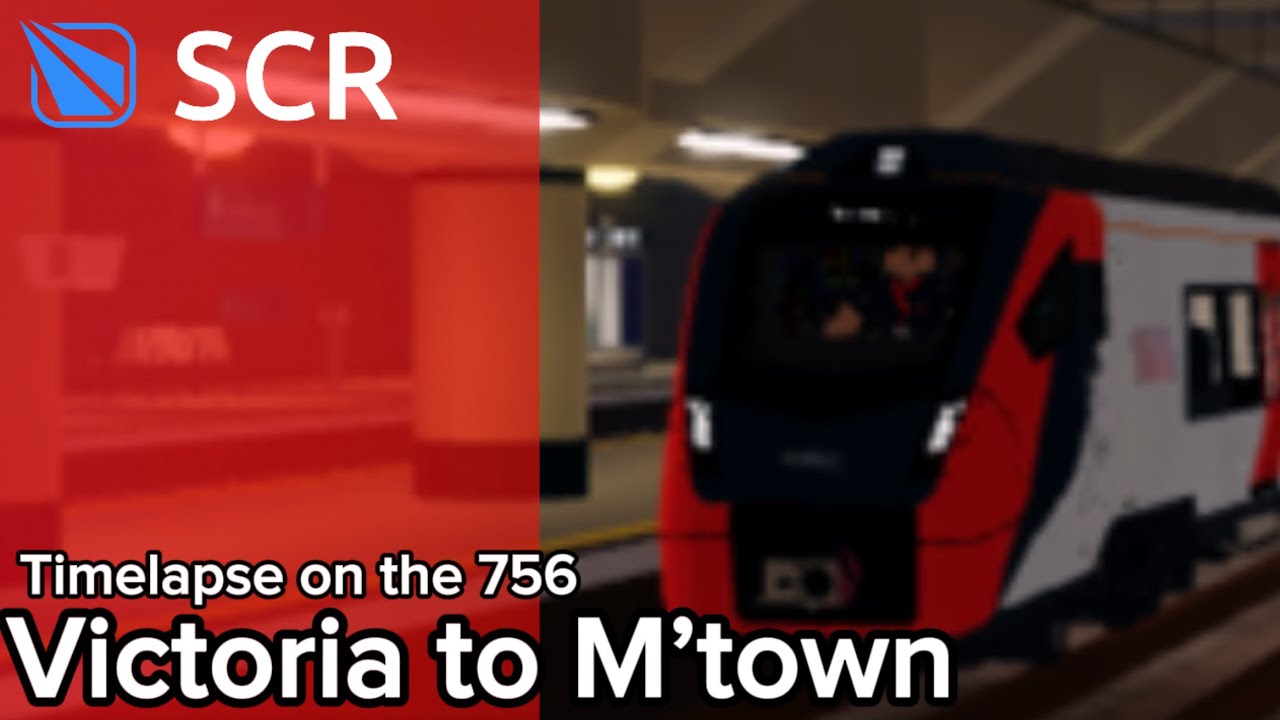 Timelapse on the 756 route R137 Stepford Victoria - Morganstown via Benton | Stepford County Railway