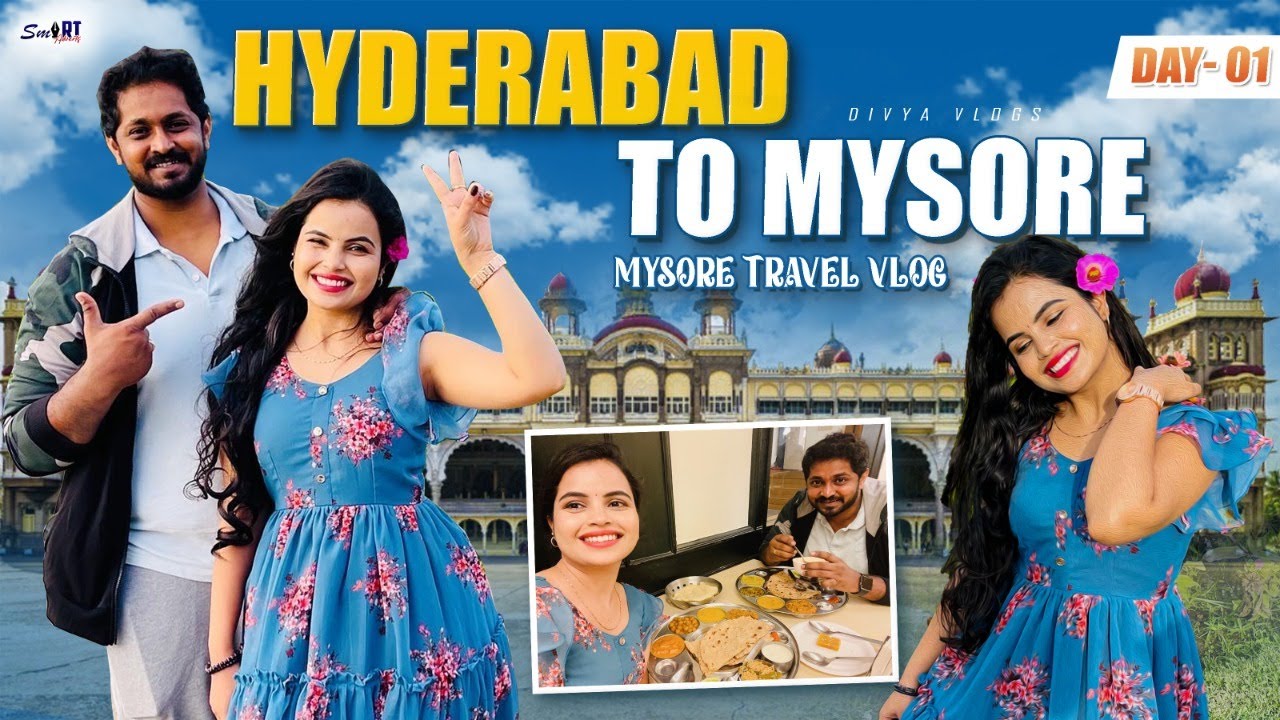 A Day In Mysore || Travel Vlog  || Travelling in a Sleeper Bus For the First Time || Divya Vlogs