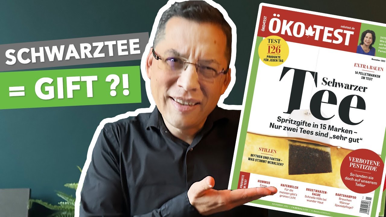 SPRITZGIFT im SCHWARZTEE?! ÖKO-TEST Review vom Teepapst!