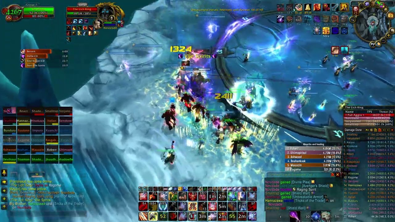WoW-Brasil - LK 25HC - Orc Warrior Fury de Salvation Infinito - Raid Guild BlackSheep