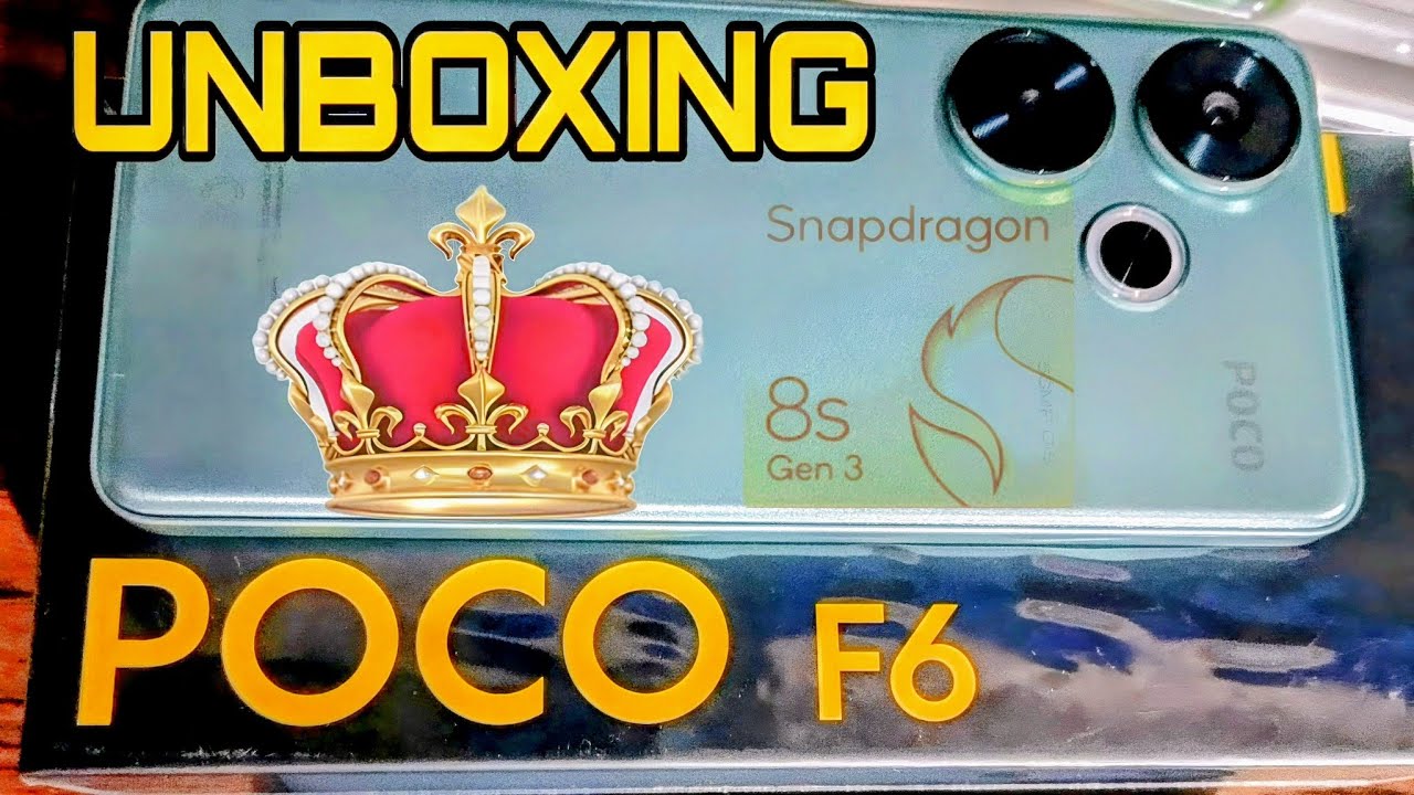 Poco F6. UNBOXING y primeras horas de uso con el Rey Calidad precio 2024 👑