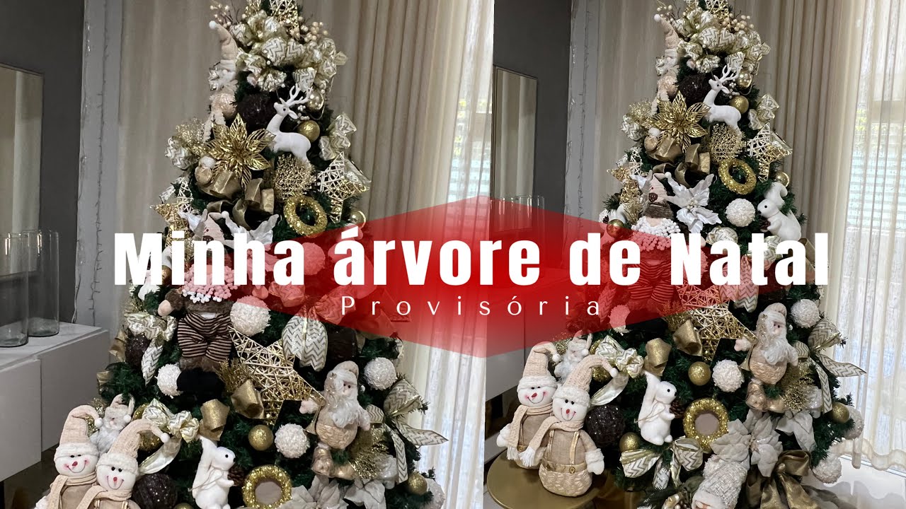 Minha árvore de Natal 2024 provisória. #natal2024