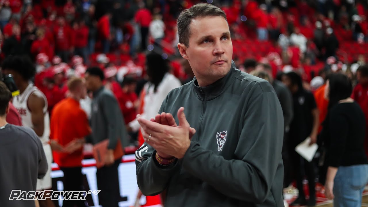 NC State head coach Will Wade following win over Virginia Tech for sixth straight league win.