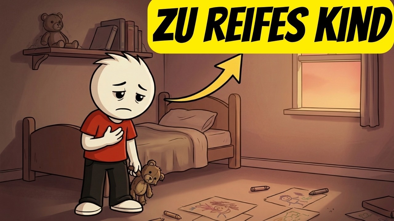 Die Psychologie eines Kindes, das zu schnell aufgewachsen ist