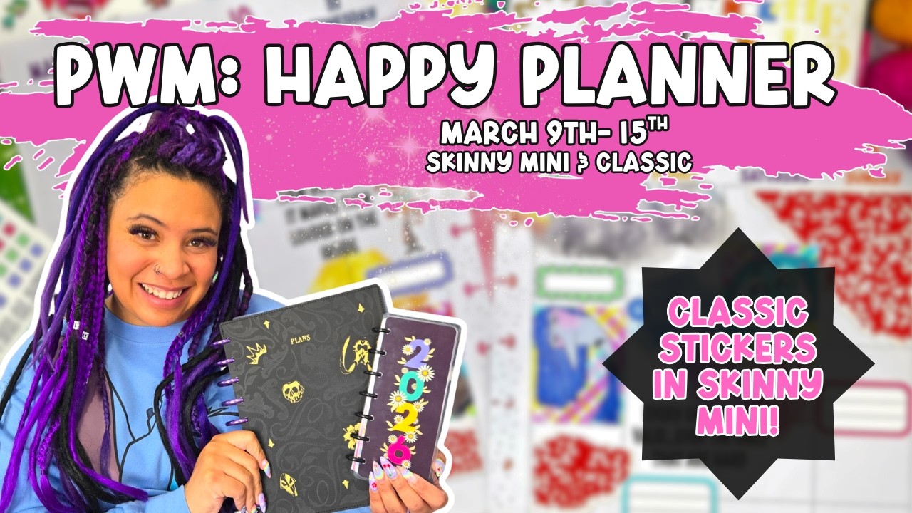 Plan With Me | Happy Planner | Classic & Skinny Mini Spreads! Emotions are Valid💜