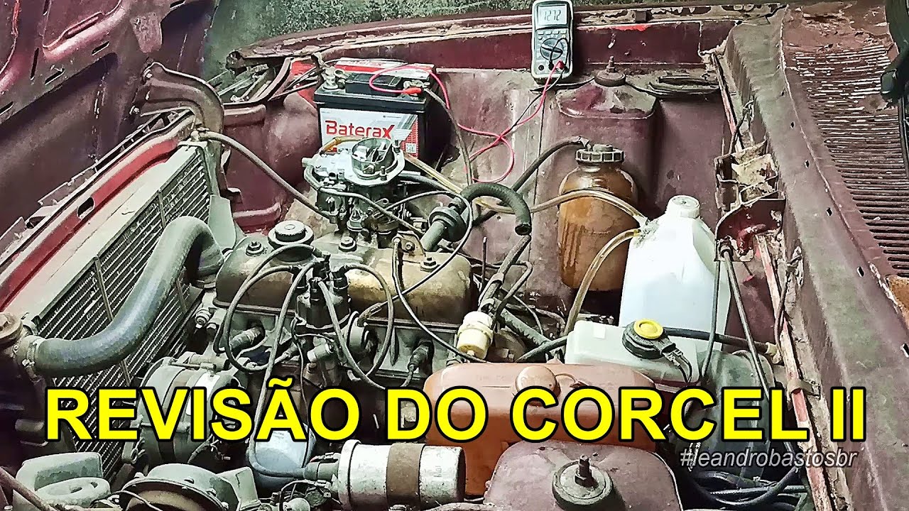 E o Corcel II? Colocando para Funcionar - Distribuidor, Carburador, Cabos, Platinado