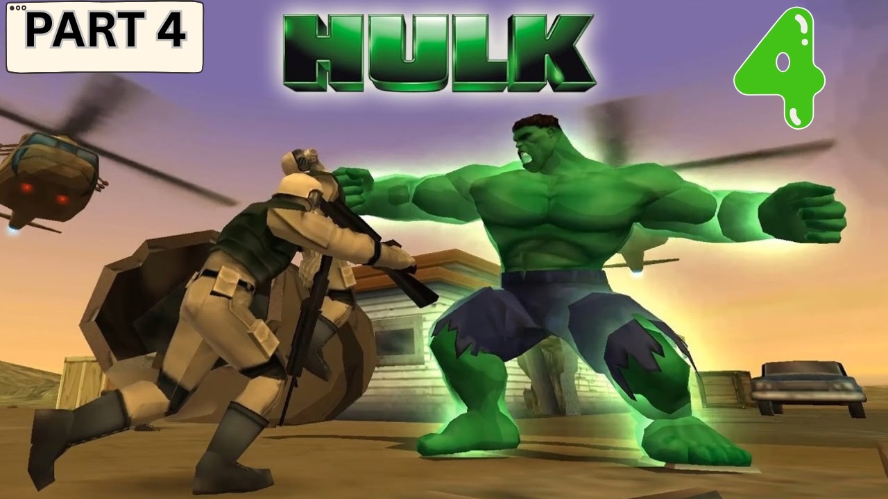 تختيم لعبة Hulk 2003 الجزء الرابع