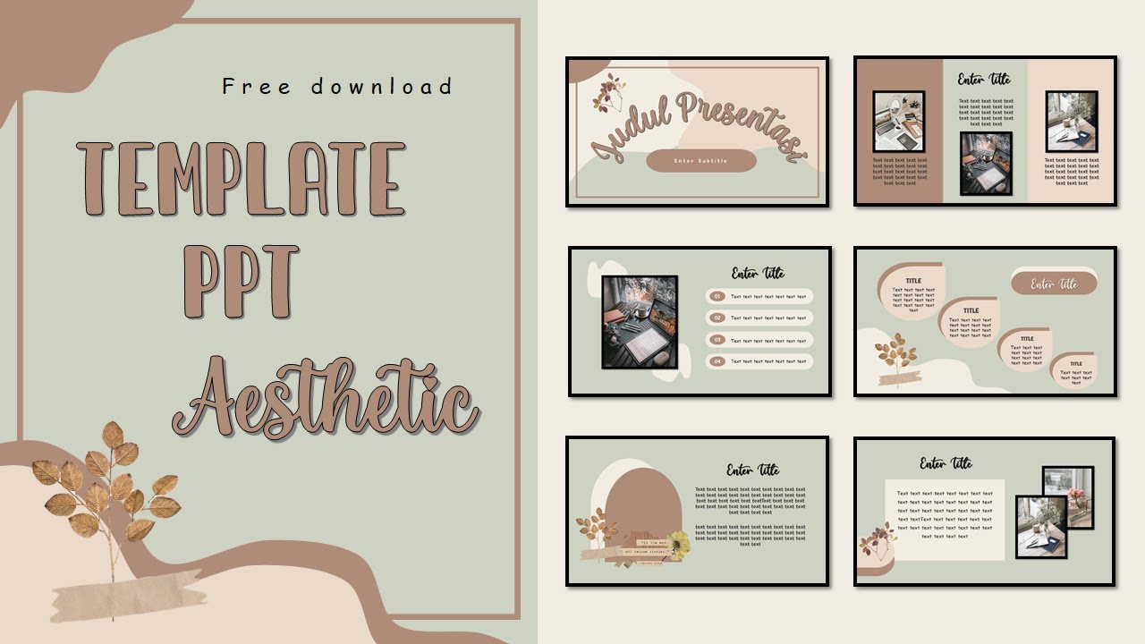PART #15 📍 TEMPLATE PPT AESTHETIC [[ PASTEL ]] ~ FREE DOWNLOAD