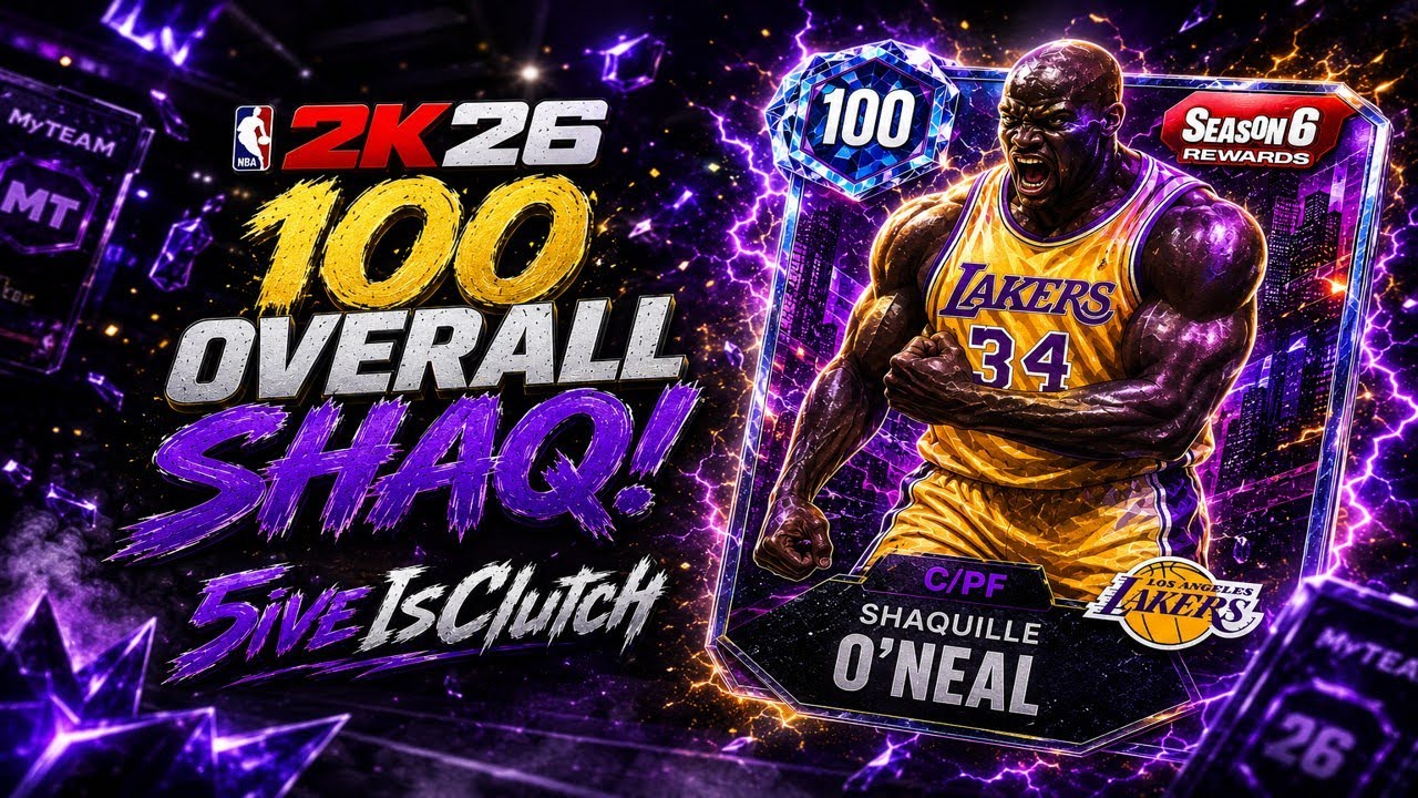 5iveIsClutch LIVE 🔥 | 100 OVR SHAQ DOMINATION