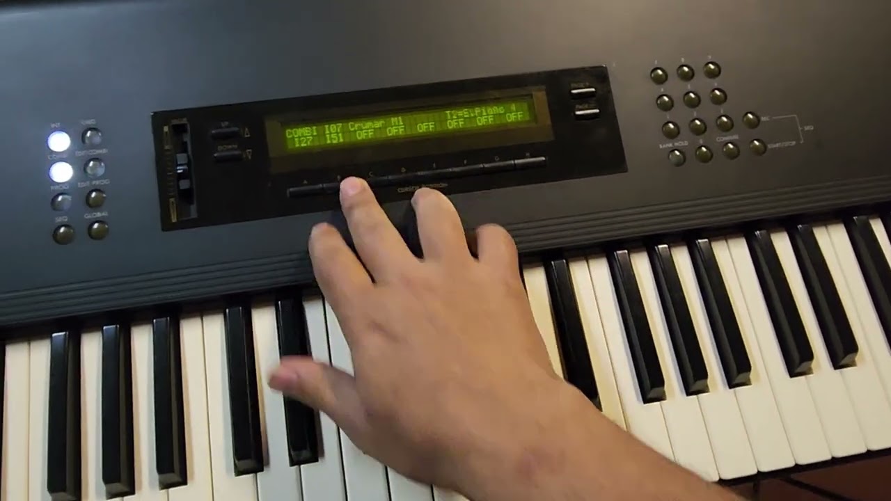 Como hacer el sonido del CRUMAR EN EL KORG M1