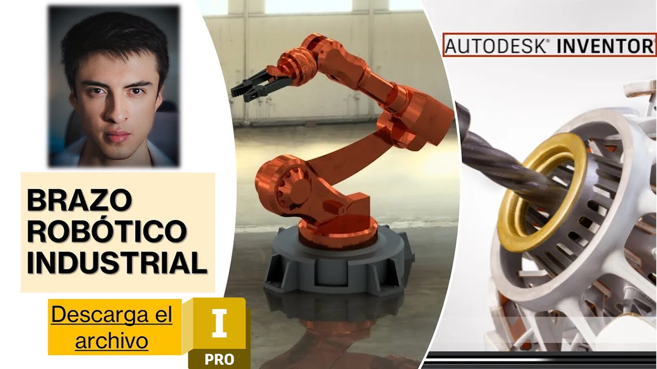 BRAZO ROBÓTICO EN INVENTOR