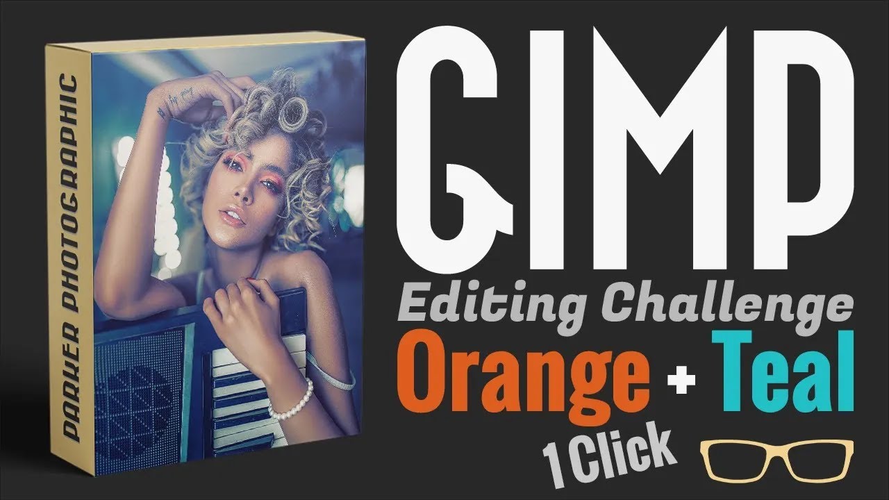 GIMP Photo Editing With {Orange + Teal} In One Click!