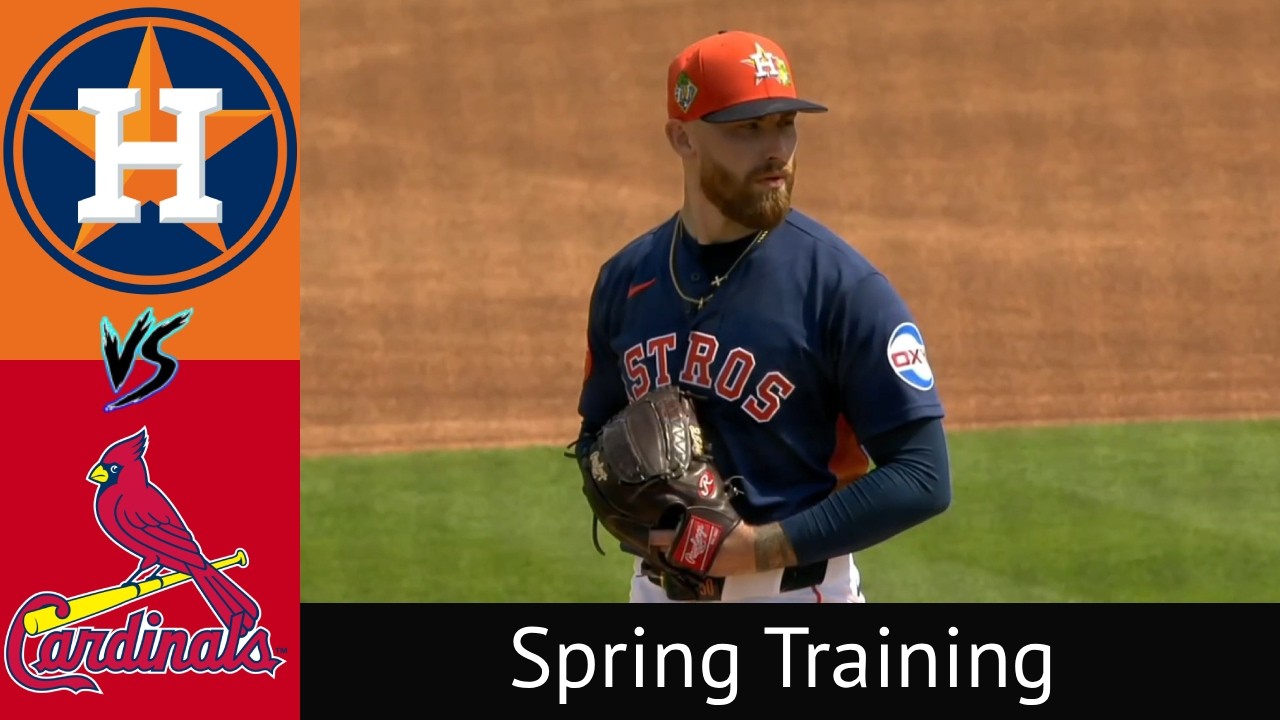Astros VS Cardinals Spring Training Condensed Game 2/22/26